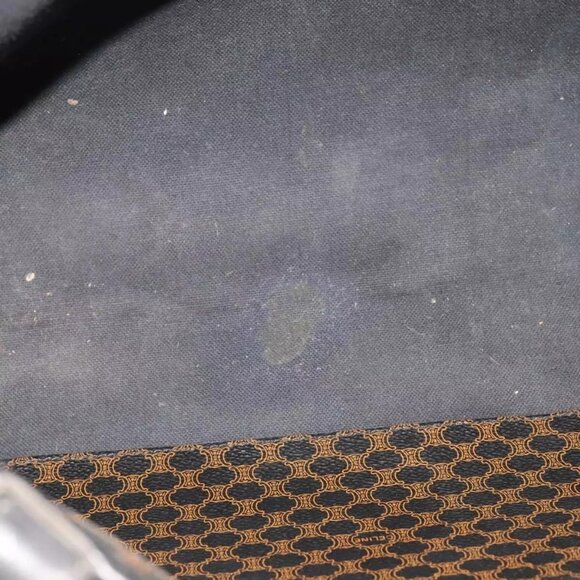 CELINE Macadam Canvas Tote Bag PVC Leather Black Auth yk17145 - Picture 13 of 16